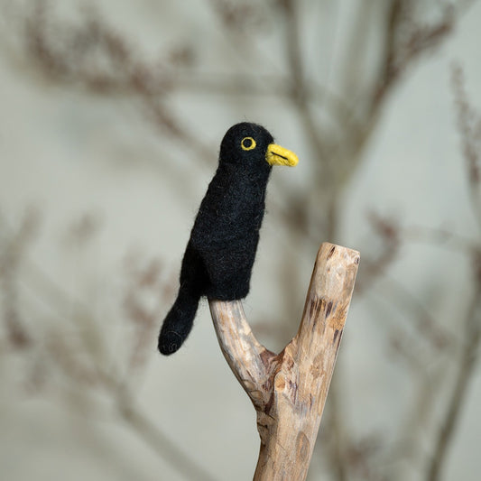 Vingerpopje Vogel: Merel 3D SALE