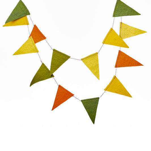 Viltslinger Vlag Groen Geel Bruin