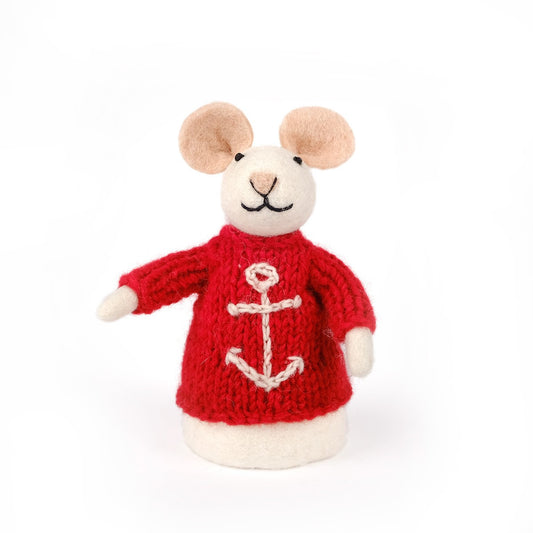 Decoratie Muis Nautisch Schipper