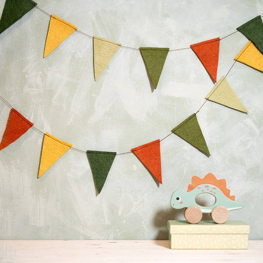 Viltslinger Vlag Groen Geel Bruin