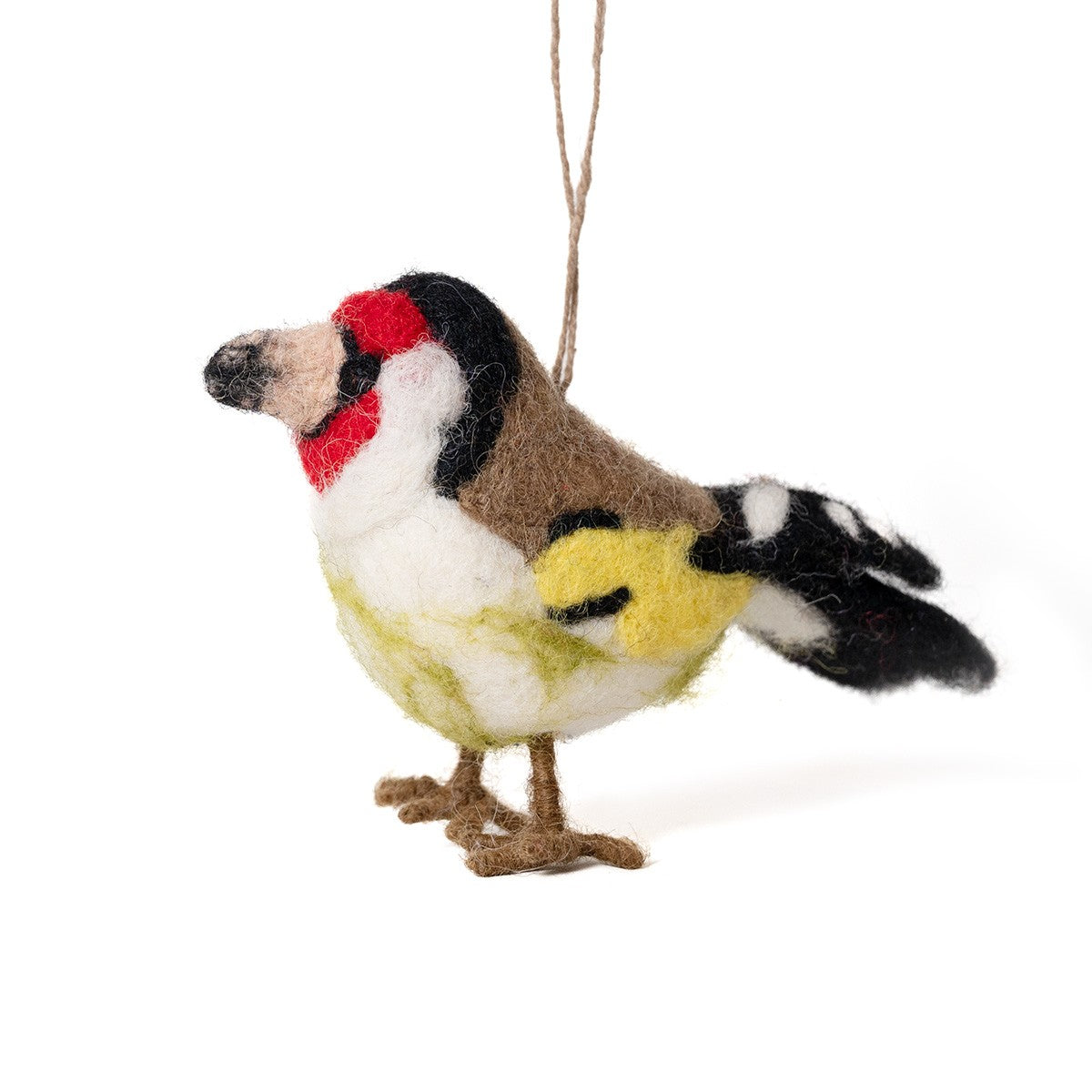 Detailfoto van vilten puttertje