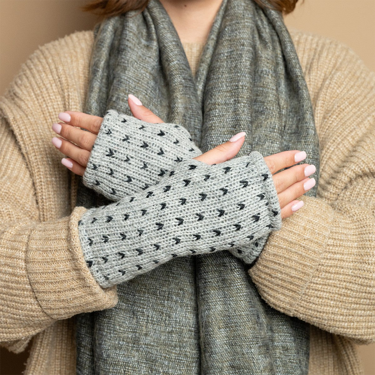 Handwarmers Lovely Lichtgrijs Gemêleerd