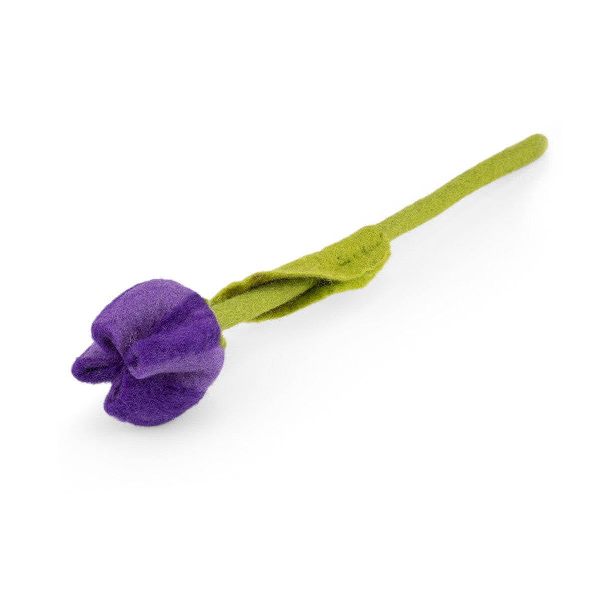 Detailfoto van vilten tulp pleun