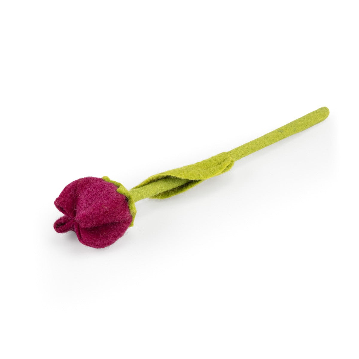 Detailfoto van vilten tulp mila