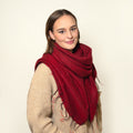 Shawl Dark Red