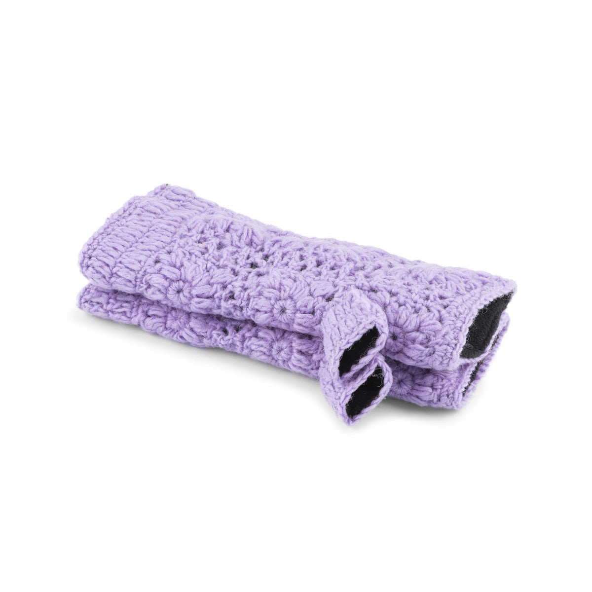 Handwarmers Granny Square Lila