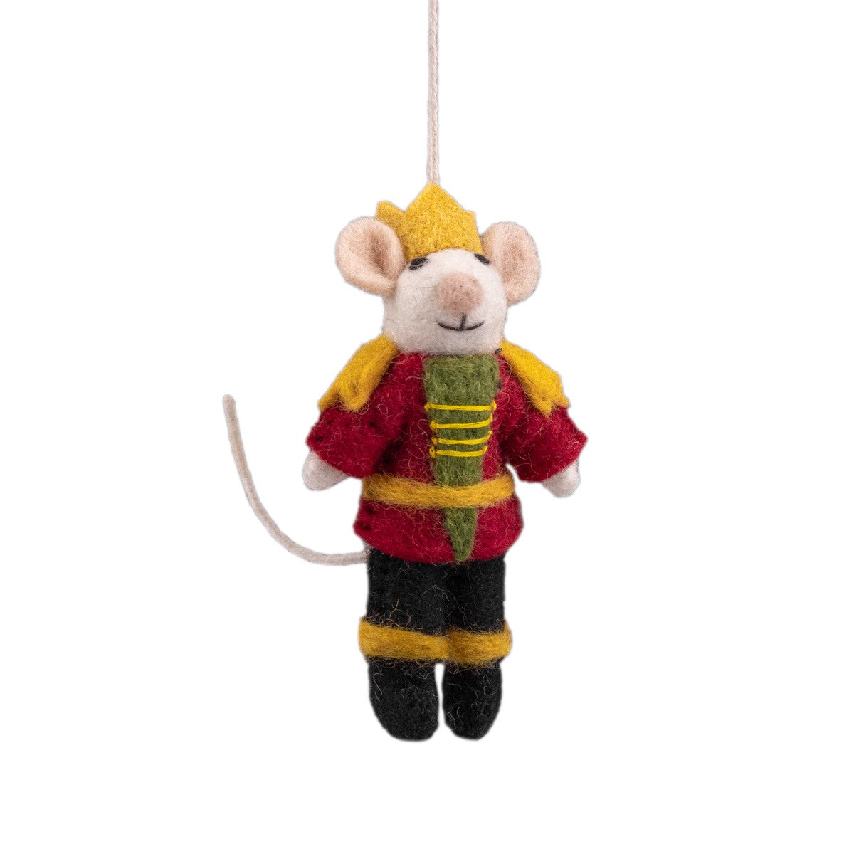 Vilten hanger muis notenkraker koning