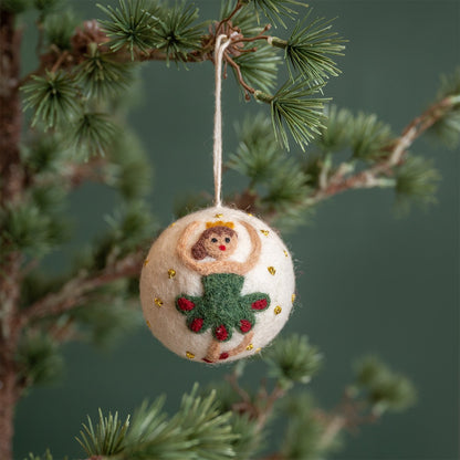 Vilten hanger bal ballerina