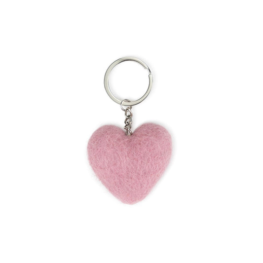 Sleutelhanger Hart Love Roze