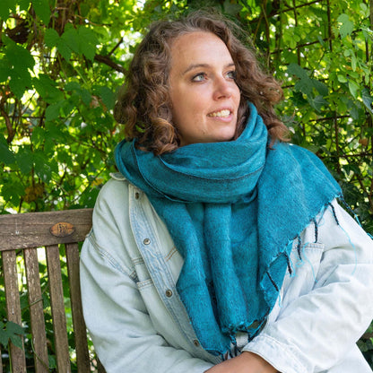 Sjaal Turquoise