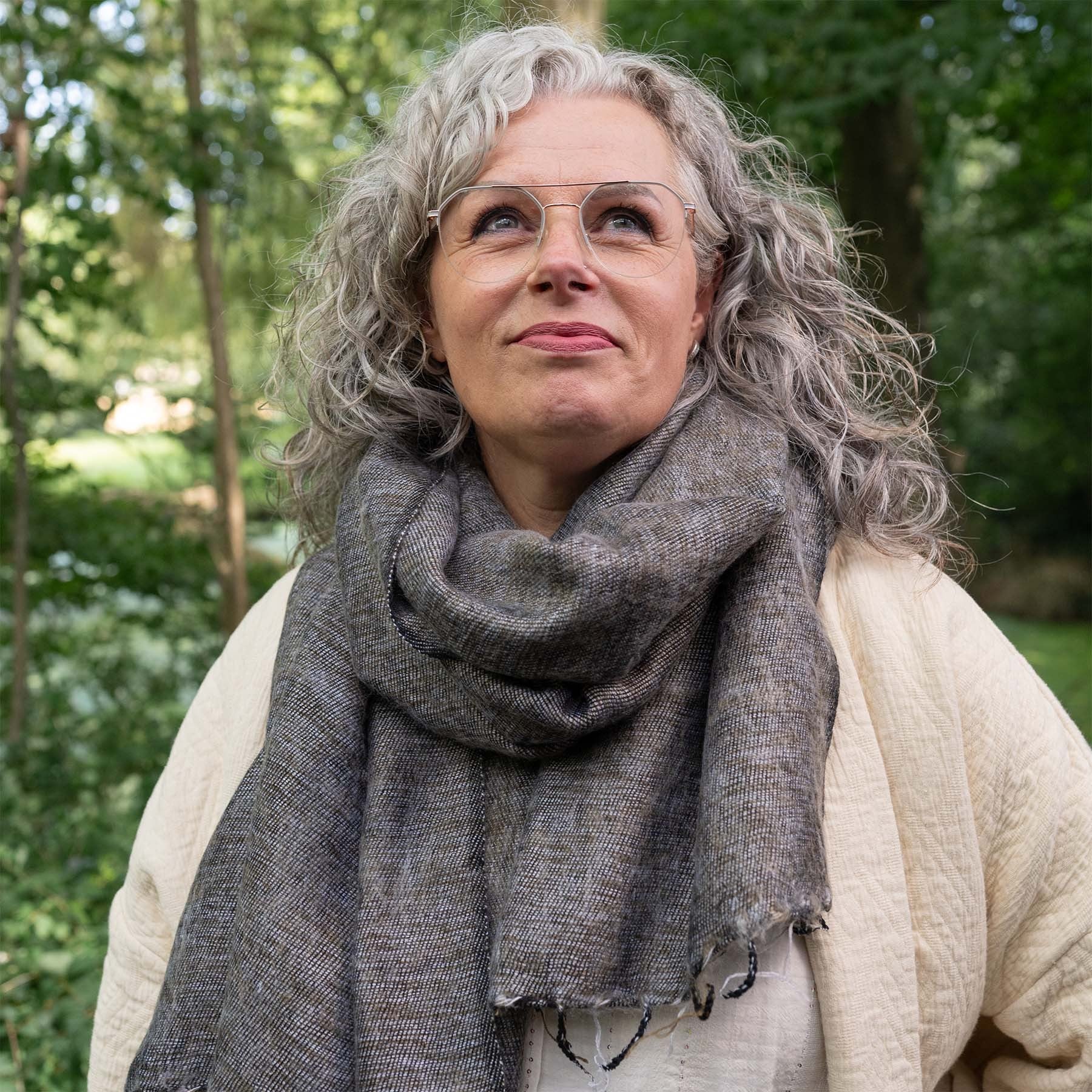Sjaal Taupe