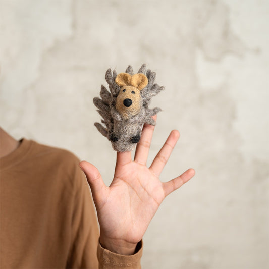 Vingerpopje Egeltje Naturel 3D