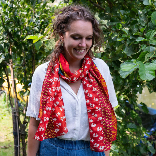 Sarisjaal Rood-oranjetinten