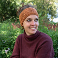 Granny Square Cognac Haarband