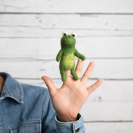 Vingerpopje Kikker 3D