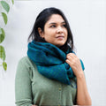 Shawl Aqua Green
