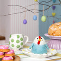 Decoratie Gekke Kip Pasteltinten Turquoise SALE
