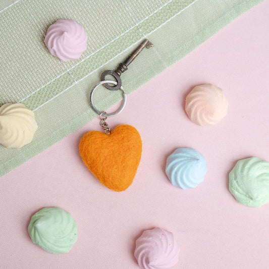 Sleutelhanger Hart Oranje