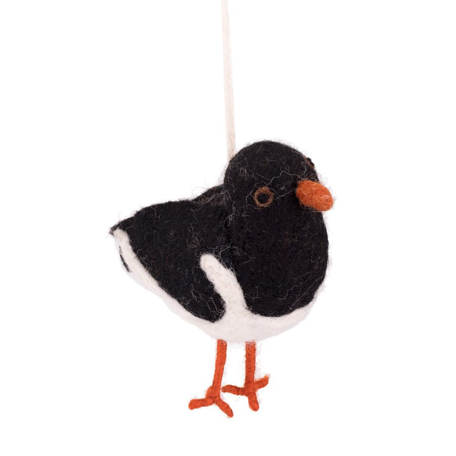 Detailfoto van vilten scholekster