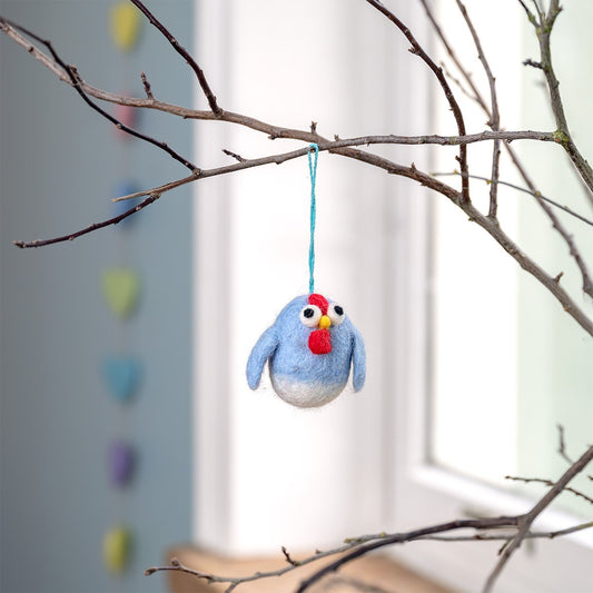 Hanger Gekke Kip Pasteltinten Blauw