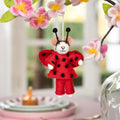 Mouse Ladybug Ornament