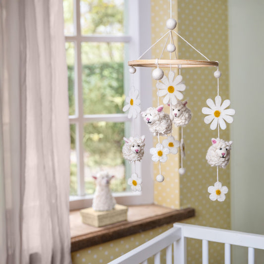 Mobiel Schaap met Margrietjes