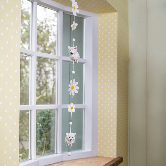 Viltslinger Schaap met Margrietjes