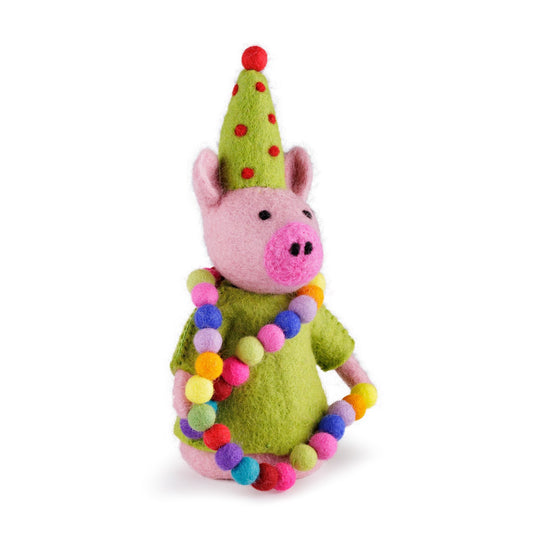 Decoratie Feestvarken Groen