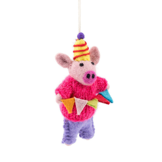 Hanger Feestvarken Roze