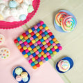 Coaster VB 20 cm Square Multicolor