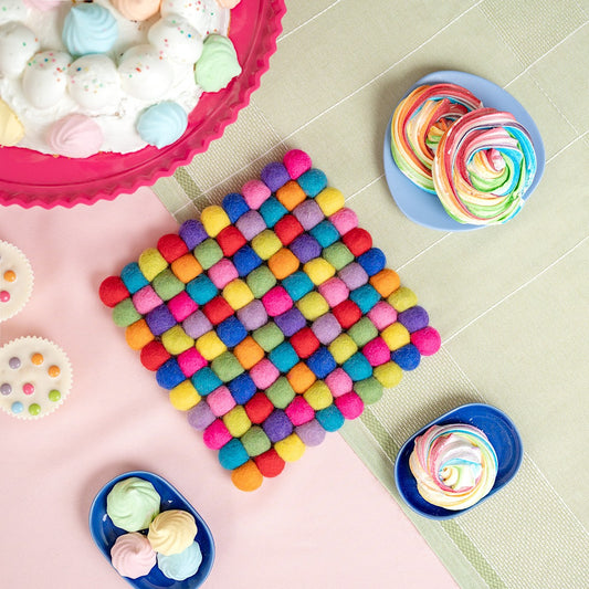 Onderzetter VB 20 cm Vierkant Multicolor