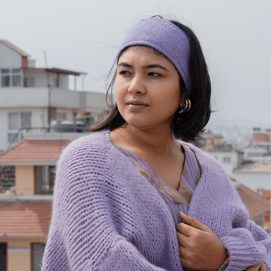 Haarband Cosy Lila