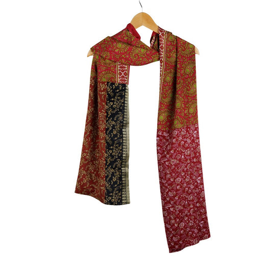 Sarisjaal 3-Dessin Rood-oranjetinten