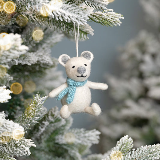 Hanger Ijsbeer Ijsblauw