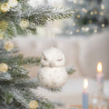 Winterlicher Schneeeulen-Anhänger