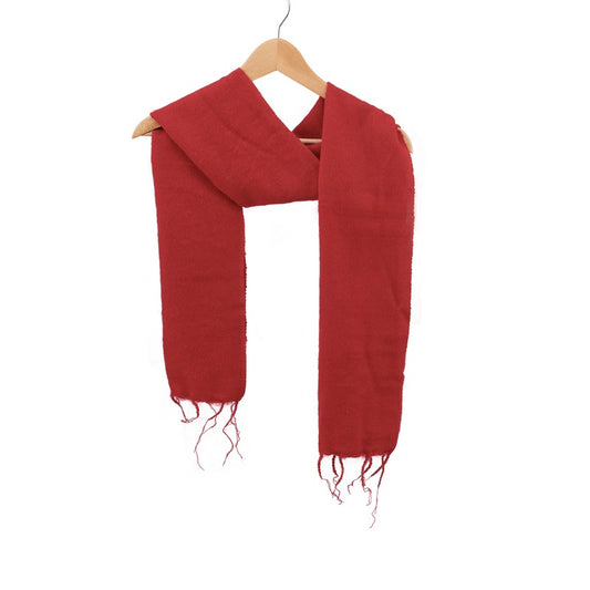 Vilten kleine sjaal rood