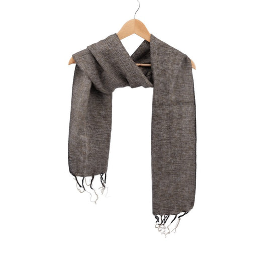Vilten kleine sjaal taupe