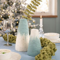 Vase Ice Blue - White Small