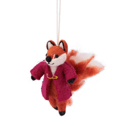 Anhänger Fuchs Indian Summer Burgunder