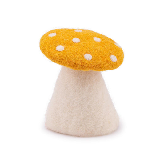 Decoratie Paddenstoel Indian Summer Okergeel