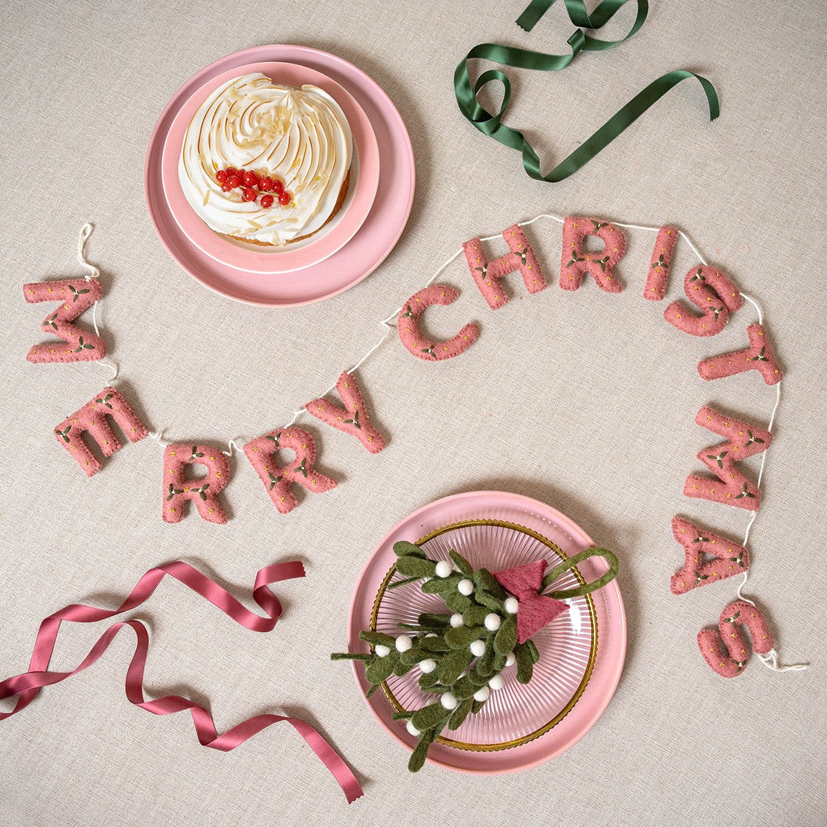 Vilten slinger merry christmas mistletoe dreams