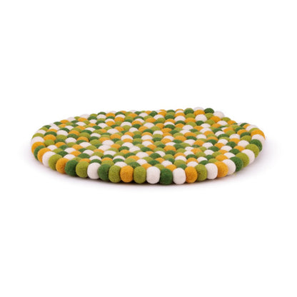 Onderzetter VB 40 cm Rond Groen-Geel