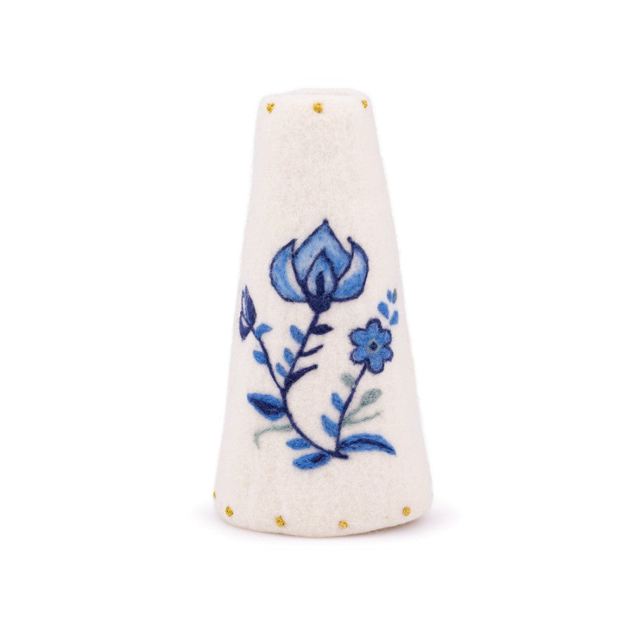 Vaas Delfts Blauw met Tulp Medium