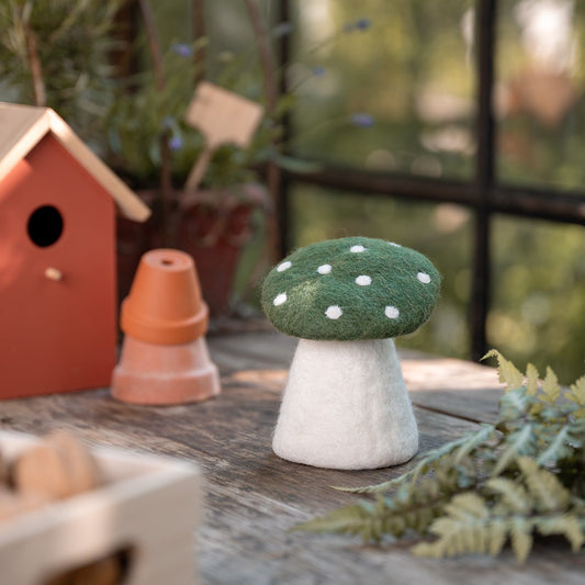 Decoratie Paddenstoel Indian Summer Groen