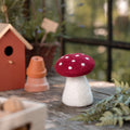 Decoration Mushroom Indian Summer Wine Red