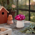 Decoration Mushroom Indian Summer Burgundy