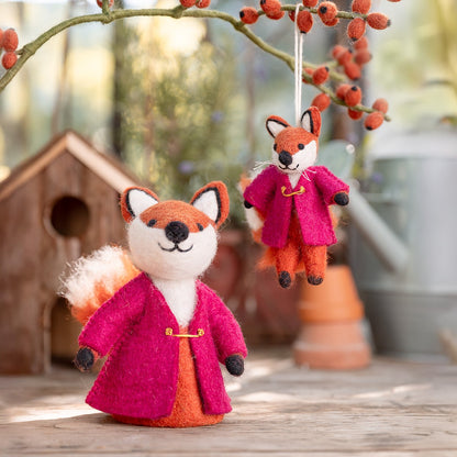 Anhänger Fuchs Indian Summer Burgunder