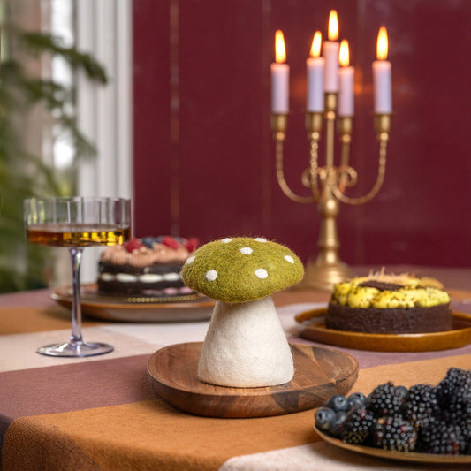 Decoratie Paddenstoel Indian Summer Lichtgroen