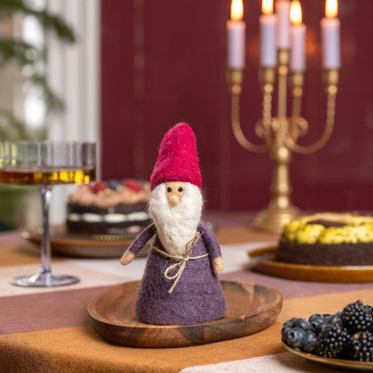 Decoratie Kabouter Indian Summer Paars