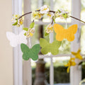 Hanger Vlinder Groen-Geel Ass. 4 st.